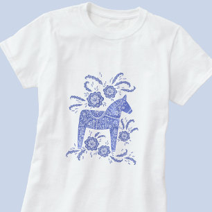 Camiseta Dala Horse Indigo Blue