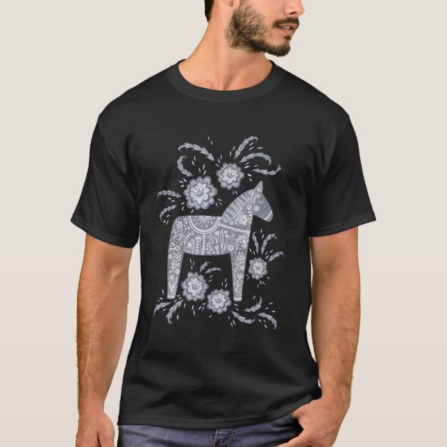 Camiseta Dala Horse Swedish (Frente)