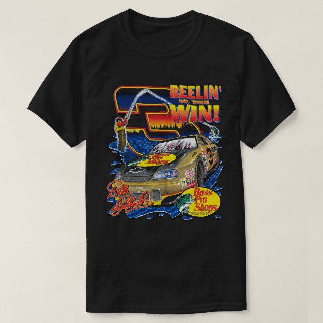 Camiseta Dale Earnhardt Reelin In In The Win (Frente do Design)