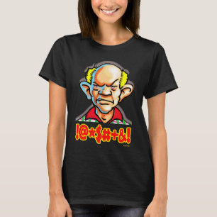 Camiseta Dale O Pai Curmudgeon Xingando Gráfico