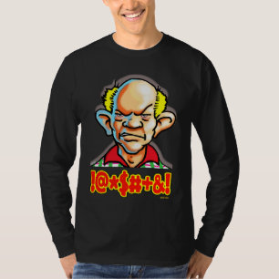 Camiseta Dale O Pai Curmudgeon Xingando Gráfico