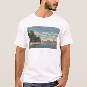 Camiseta d'Alene de Coeur, identificação - vista da praia