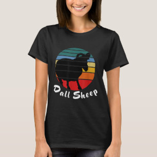 Camiseta Dall Sheep Artística Silhouette Art Tee