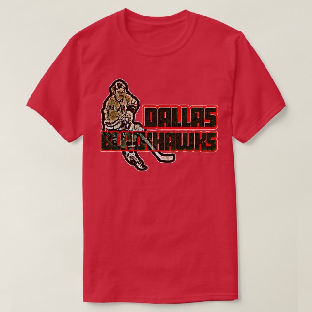 Camiseta Dallas Blackhawks Hockey (Frente do Design)