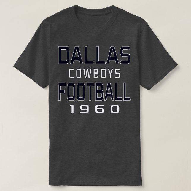 Camiseta Dallas Cowboys 1960 Classic TSirt (Frente do Design)