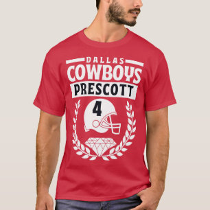 Camiseta Dallas Cowboys Dak Prescott 4 americano