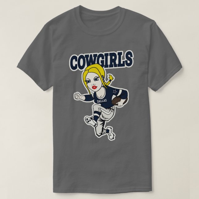 Camiseta Dallas CowGirl (Frente do Design)