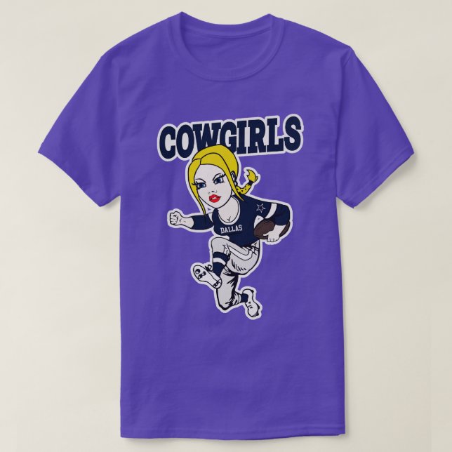 Camiseta Dallas CowGirl (Frente do Design)