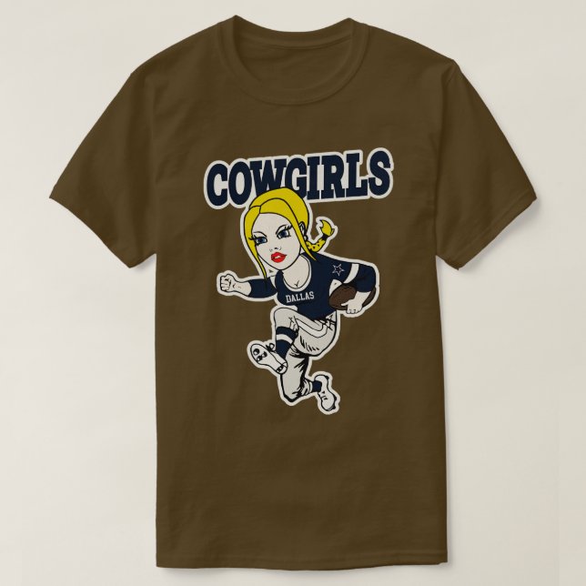 Camiseta Dallas CowGirl (Frente do Design)
