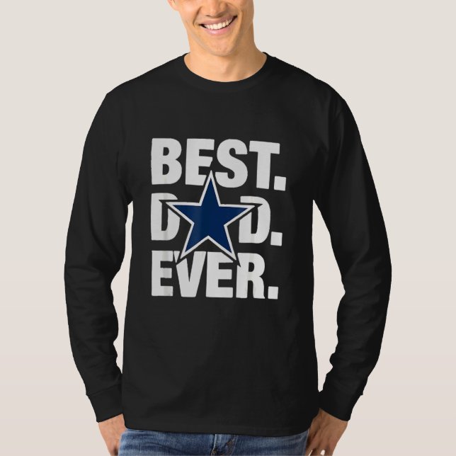 Camiseta Dallas Fan Best Pai Ever Futebol Love Papai's Da (Frente)