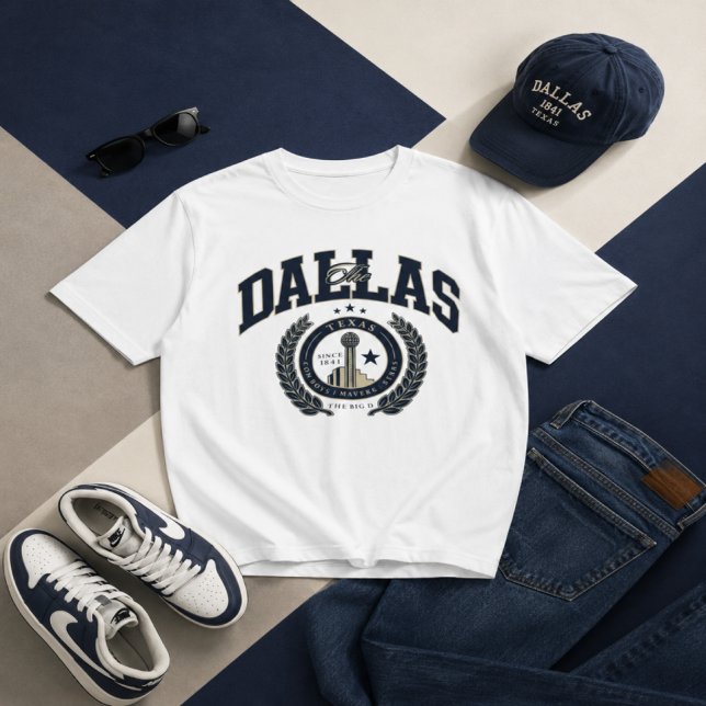 Camiseta Dallas Heritage Crest Graphic  (Criador carregado)