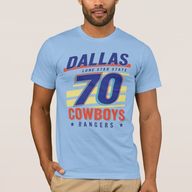 Camiseta Dallas Retro Number Graphic  (Frente)