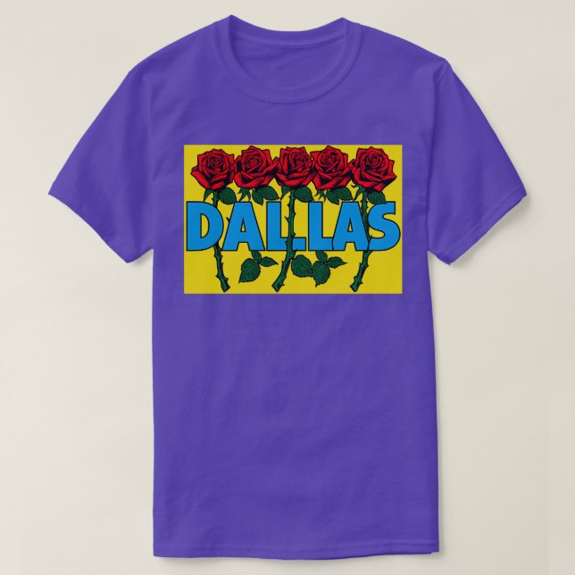 Camiseta Dallas Rosas TShirt (Frente do Design)