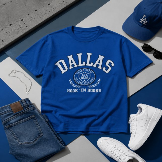 Camiseta Dallas Texas Athletic Graphic  (Criador carregado)