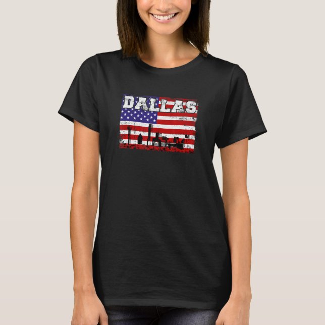 Camiseta Dallas Texas Usa America (Frente)