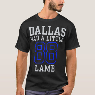 Camiseta Dallas Tinha Um Pequeno Design De Esporte De Lamb