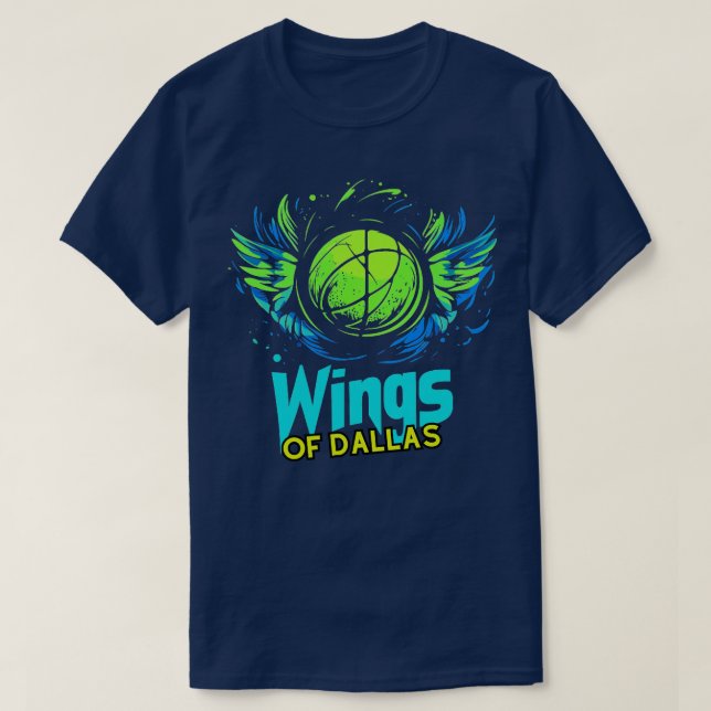 Camiseta Dallas Wings American Basball WNBA TShirt (Frente do Design)