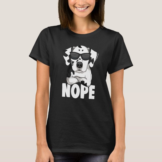 Camiseta Dalmaciano Crianças de Cachorro Premium (Frente)