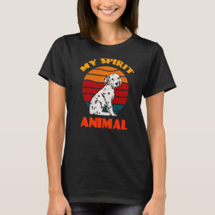 Camiseta Dalmaciano Meu Espírito Animal Dog Retro