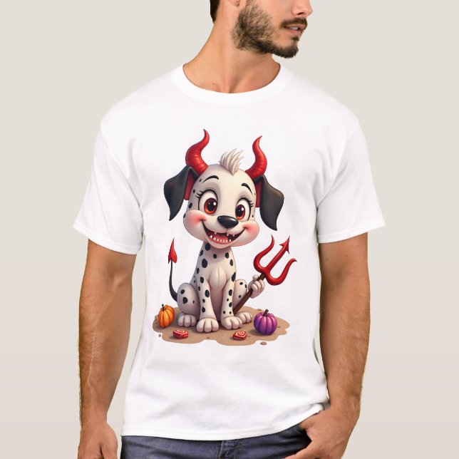 Camiseta Dalmata Travessura do Diabo (Frente)