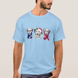 Camiseta Dálmatas de Natal