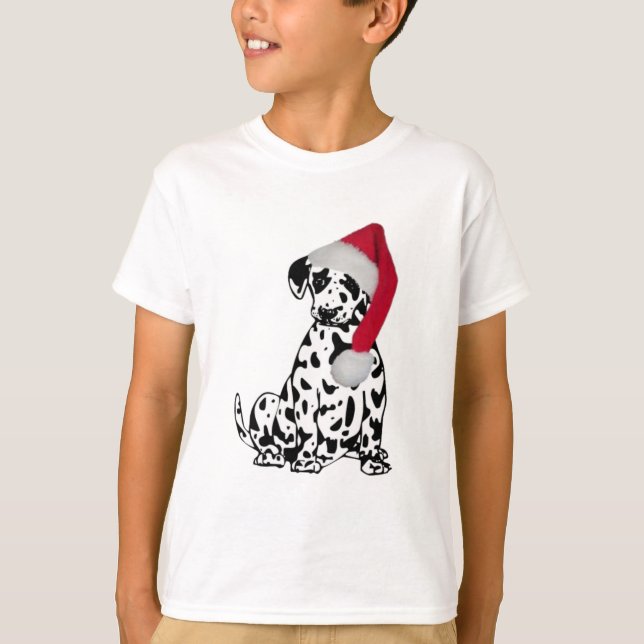 Camiseta Dalmatian do Natal (Frente)