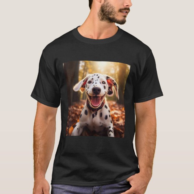 Camiseta Dalmatian Happy  Dalmatian (Frente)