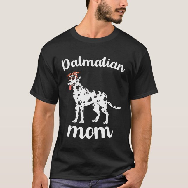 Camiseta Dalmatian Mom Mothers Day Cute Dalmatian Dog Mom   (Frente)