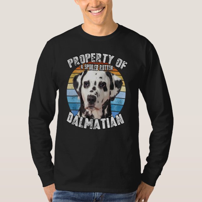 Camiseta Dalmatian Retro Property Of (Frente)
