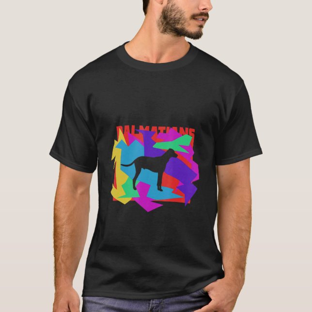 Camiseta Dalmatianos Animal Mosaik Quebra-cabeça (Frente)