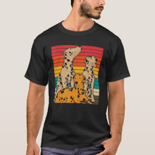 Camiseta Dalmatianos Animal Pet Dog Proprietário Retro Dalm