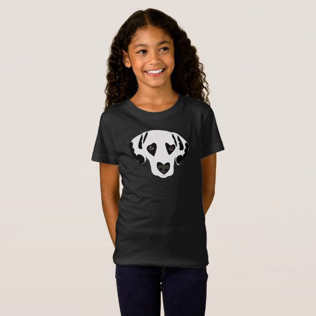 Camiseta Dalmático do Coração Triplo (Frente Completa)