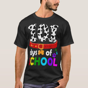 Camiseta Dalmation Dog 101 Days Of School Tshirt Teachers K