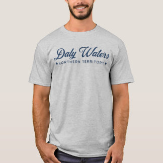 Camiseta Daly Waters desapontou o azul clássico, Austrália