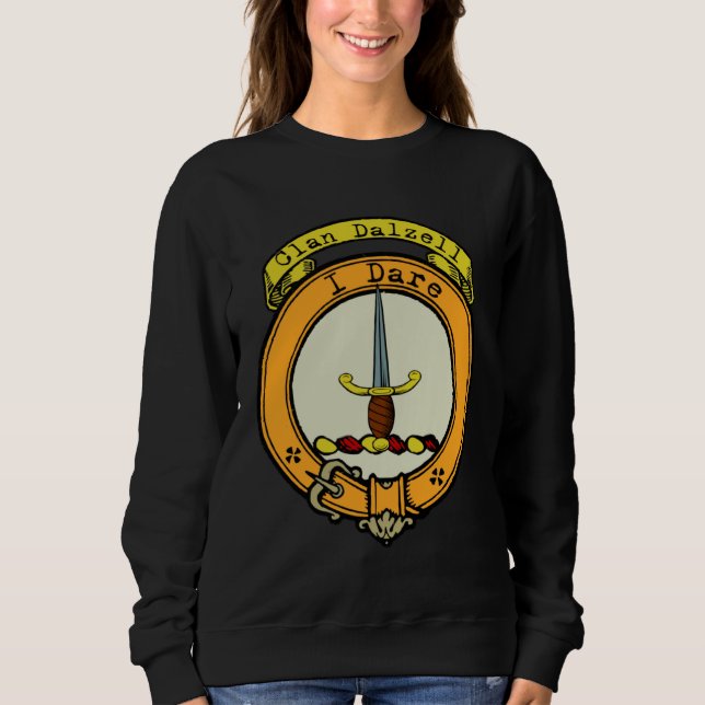 Camiseta Dalzell Clan Scottish Crest (Frente)