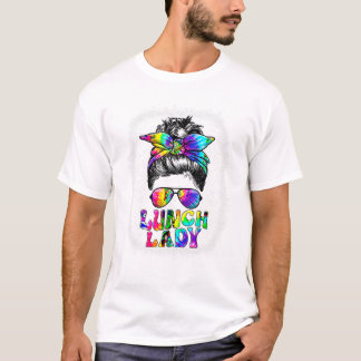 Camiseta Dama Cabelo Desgrenhado Almoço Retro La