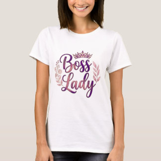 Camiseta Dama Chefe Floral