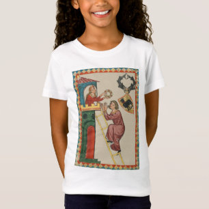 Camiseta Dama Dando Presente ao Pretendente, Século XIV