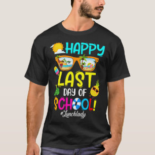 Camiseta Dama De Almoço De Dó No Último Dia Da Escola Brea