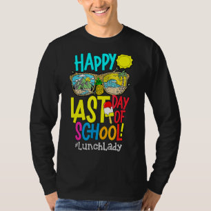 Camiseta Dama De Almoço De Dó No Último Dia Da Escola Brea