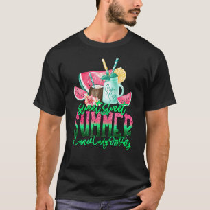 Camiseta Dama De Almoço No Último Dia Do Verão