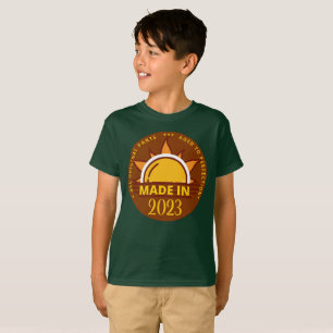 Camiseta Dama de aniversário engraçado FEITO EM 2023
