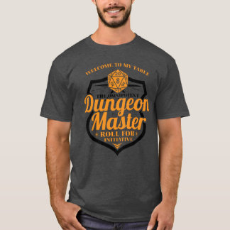 Camiseta Dama de diversão do Dungeon Master Gamer RPG
