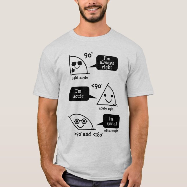 Camiseta Dama de geometria da matemática em ângulo (Frente)