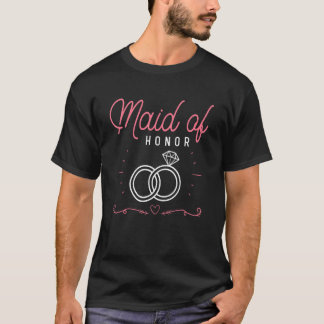 Camiseta Dama de Honra da Festa de Noivado Festa de Despedi
