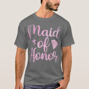 Camiseta Dama De Honra Festa De Noiva Casamento Chá De Noiv