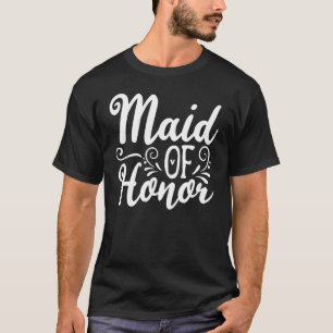 Camiseta Dama de Honra Fofa Combinando Para Festa de Desped