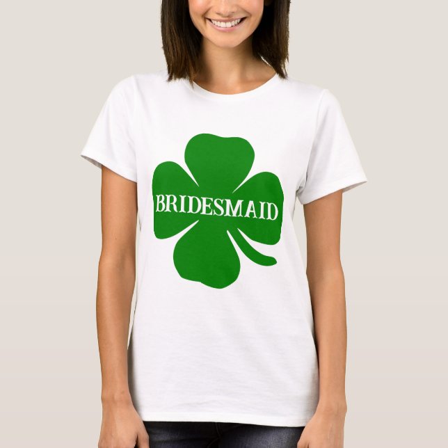Camiseta Dama de honra irlandesa da despedida de solteira (Frente)