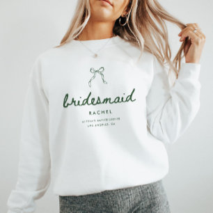 Camiseta Dama de Honra Moderna Coquette Nome Despedida de S