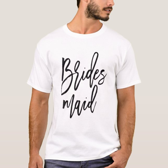Camiseta Dama de Honra Noiva Recém-Casada (Frente)